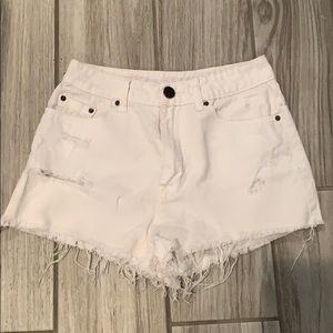 BDG high rise jean short